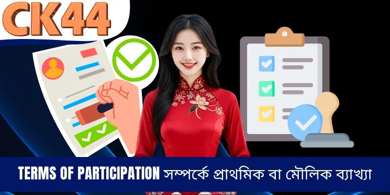 Terms of Participation সম্পর্কে প্রাথমিক বা মৌলিক ব্যাখ্যা