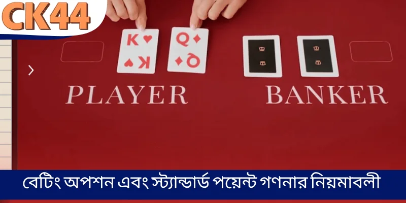 বেটিং অপশন এবং স্ট্যান্ডার্ড পয়েন্ট গণনার নিয়মাবলী