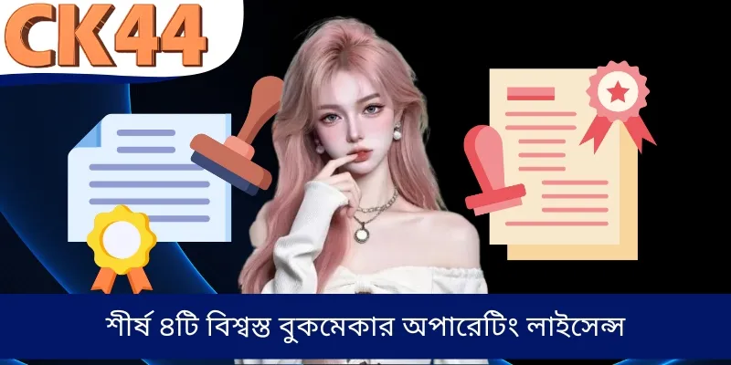 শীর্ষ ৪টি বিশ্বস্ত বুকমেকার অপারেটিং লাইসেন্স